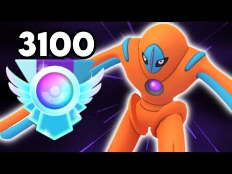 He's BACK! Defense Deoxys just hit *TOP 10 WORLDWIDE* in the Great League